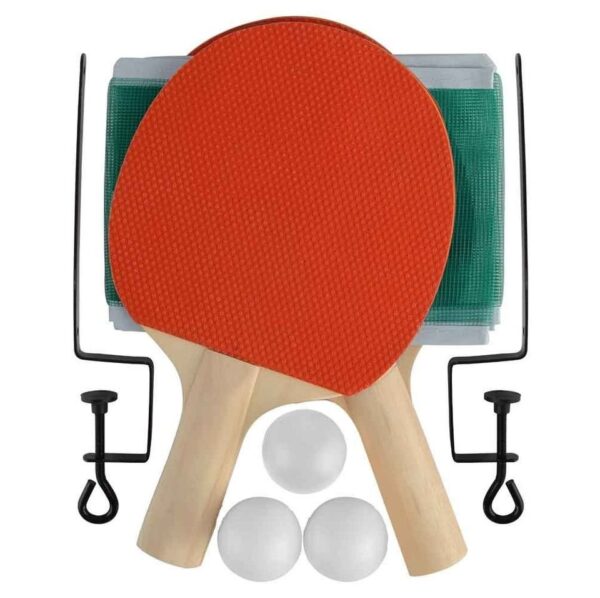Raquetas Ping Pong X2 Set Malla Portable 3 Pelotas