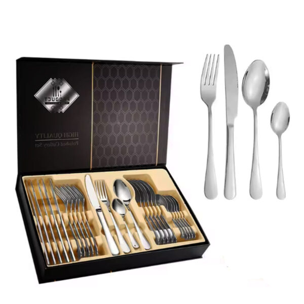 Set de cubiertos de lujo x 24 piezas Vajilla