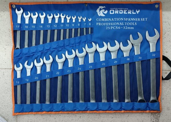 Juego de llaves mixtas orderly 6 a 32 pcs (milimetricas)