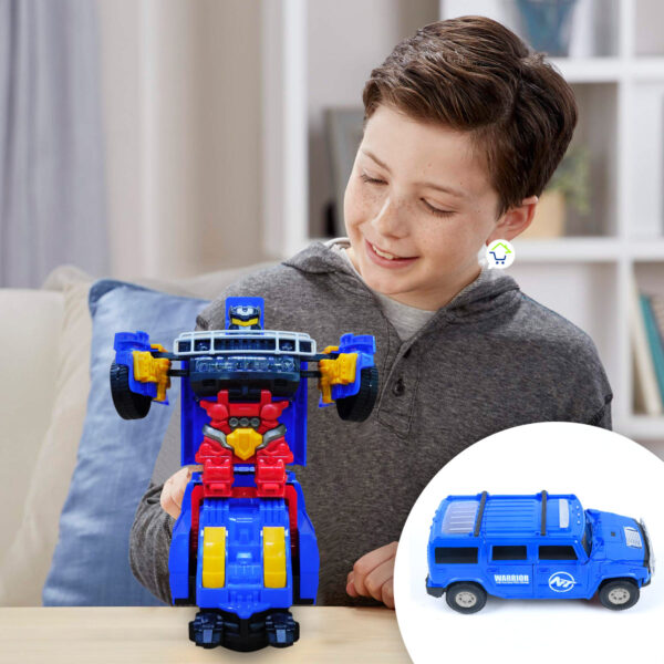 Carro Transformer 2 en 1 Guerrero Luces Y Sonido Juguete 8811-5