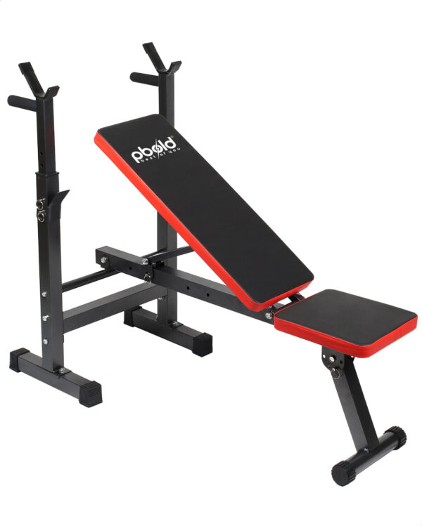 Banco Para Pecho Barra Pesas Mancuernas Gimnasio Gym Plegable Pbold